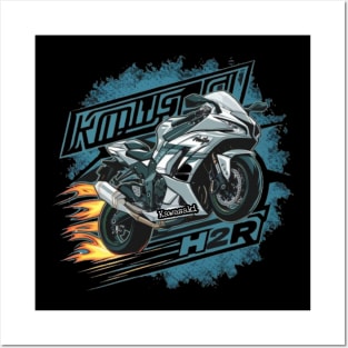 Kawasaki Ninja H2r Posters and Art